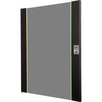 Digitus Glas-Fronttür für 19" 16HE Wandgehäuse Unique Serie, Frontpanel schwarz, 16 Höheneinheiten