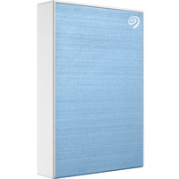 Seagate One Touch mit Kennwort 5 TB, Externe Festplatte hellblau, Micro-USB-B 3.2 Gen 1 (5 Gbit/s)