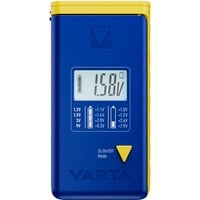 VARTA Digitaler LCD Batterietester AA / AAA / C / D / E, Messgerät blau