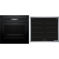 Bosch HND619LS67 Serie 6, Herdset schwarz/edelstahl