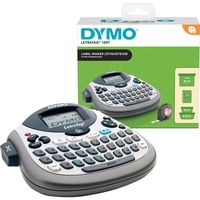 Dymo LetraTag LT-100T, Beschriftungsgerät silber, mit QWERTZ-Tastatur