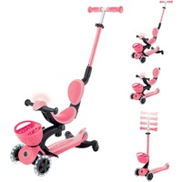 GLOBBER Go-Up Baby Lights 360, Scooter pink