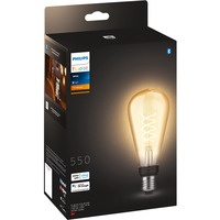 Philips Hue White Filament Lampe E27 Giant Edison ST72 550 lm, LED-Lampe 