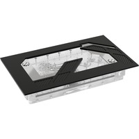 Alphacool Apex Distroplate, Verteiler schwarz/transparent, mit Apex Pumpe