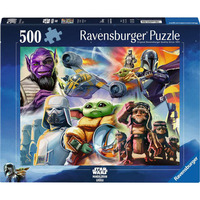 Ravensburger Puzzle The Mandalorian and Grogu 500 Teile