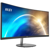 MSI Pro MP341CQDE Generalüberholt, LED-Monitor 86.4 cm (34 Zoll), schwarz/silber, UWQHD, VA, Curved, FreeSync, HDMI, Displayport, 100Hz Panel