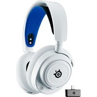 SteelSeries Arctis Nova 7P, Gaming-Headset weiß/blau, USB-C, Bluetooth