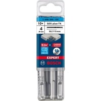 Bosch EXPERT Hammerbohrer SDS-plus-7X, Ø 4mm, 10 Stück Arbeitslänge 50mm