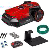 EINHELL Power X-Change Mähroboter FREELEXO 500, 18Volt rot/schwarz, Li-Ion Akku 2,5Ah