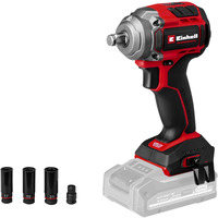 EINHELL Professional Akku-Schlagschrauber TP-CW 18/350-C Li BL - Solo, 18Volt rot/schwarz, ohne Akku und Ladegerät
