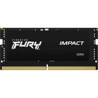 Kingston FURY SO-DIMM 16 GB DDR5-5600 , Arbeitsspeicher schwarz, KF556S40IB-16, Impact