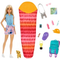Mattel Barbie “It takes two! Camping” Spielset mit Malibu Puppe mit Hündchen und Accessoires