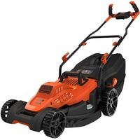 BLACK+DECKER Rasenmäher BEMW481BH-QS, 42cm orange/schwarz, 1.800 Watt