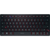 CHERRY KW 9200 MINI, Tastatur schwarz, EU-Layout (QWERTY), Cherry SX-Scherentechnologie