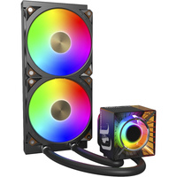 Montech CyberFlow ARGB 240, Wasserkühlung schwarz