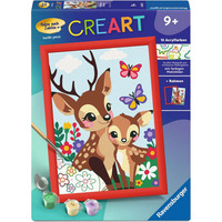 Ravensburger CreArt - Fröhliche Hirsche, Malen 