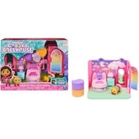 Spin Master Gabby's Dollhouse Deluxe Room Schlafzimmer , Spielfigur mit Kuschelkatze Pillow Cat-Figur