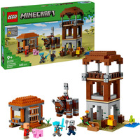 LEGO 21278 Minecraft Ein Verwüster am Plünderer-Außenposten, Konstruktionsspielzeug