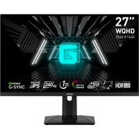 MSI G274QPXDE, Gaming-Monitor 69 cm (27 Zoll), schwarz, WQHD, IPS, HDR, G-Sync kompatibel, IPS, 240Hz Panel