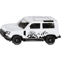 SIKU Land Rover Defender 90, Modellfahrzeug weiß/schwarz