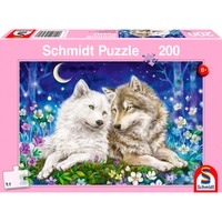 Schmidt Spiele Kuschelige Wolfsfreunde, Puzzle 200 Teile