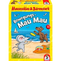 Schmidt Spiele Mauseschlau & Bärenstark: Bewegungs-Mau Mau, Kartenspiel 