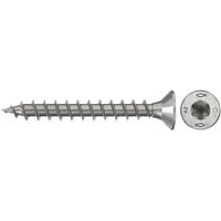 fischer Spanplattenschraube PowerFast II 3,0x20 Senkkopf TX 200 Stück, mit Vollgewinde, Edelstahl A2