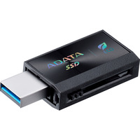 ADATA ADATA SSD 1.0TB External SC730 U3.2 Gen2 Black, Externe SSD schwarz, USB-C 3.2 Gen 2 (10 Gbit/s)