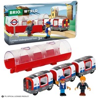 BRIO World Londoner U-Bahn mit Licht und Sound, Spielfahrzeug 