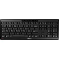 CHERRY STREAM KEYBOARD WIRELESS, Tastatur schwarz, EU-Layout (QWERTY), Cherry SX-Scherentechnologie