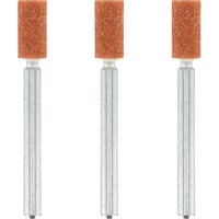 Dremel Korund-Schleifspitze Ø 4,8 mm (8153), Schleifstift 3 Stück, Schaft Ø 3,2mm