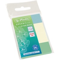 Herlitz Haft-Memos 20x50mm 4x40St., Papier farbig sortiert