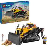 LEGO 60466 City Gelber Bulldozer mit Frontlader, Konstruktionsspielzeug