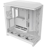 NZXT H9 Flow RGB+ , Tower-Gehäuse weiß (matt), Temperd Glass x 2