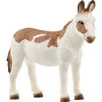Schleich Farm World Amerikanischer Esel, gefleckt, Spielfigur
