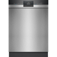 Siemens SN43HS03TE iQ300, Spülmaschine edelstahl (gebürstet)/schwarz, 60 cm, Home Connect