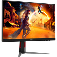 AOC 27G4HA, Gaming-Monitor 68.6 cm (27 Zoll), schwarz (matt), FullHD, Fast-IPS, HDMI, DP, Lautsprecher, 200Hz Panel