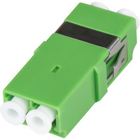 Digitus LWL Kupplung, Duplex, LC/APC > LC/APC Buchse, Single Mode OS2 grün, ohne Flansch