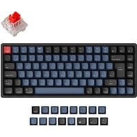 Keychron K2 Pro, Gaming-Tastatur schwarz/blaugrau, DE-Layout, Keychron K Pro Red, Hot-Swap, Aluminiumrahmen, RGB