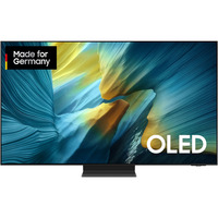 SAMSUNG GQ77S95FATXZG, OLED-Fernseher 195 cm (77 Zoll), schwarz/silber, UltraHD/4K, Vision AI, PVR, Twin-Tuner, One Connect Box, 100Hz Panel