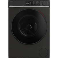 SHARP ES-WNFL914CMDA-DE , Waschmaschine schwarz (matt), 60 cm, WLAN