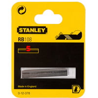 Stanley Ersatzklinge für Hobel RB 10 und RB 5, Ersatzmesser 10 Stück, gerade Ausführung