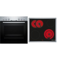 Bosch HND211CS63 Serie 2, Herdset schwarz/edelstahl