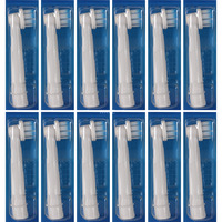 Braun Oral-B Pro Sensitive Clean Aufsteckbürsten 12er weiß, Frustfreie Umverpackung