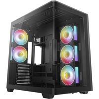 DeepCool CG590U 5F, Tower-Gehäuse schwarz, Panorama Glass