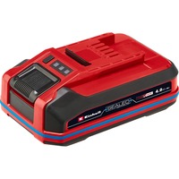 EINHELL Akku Power-X-Change Plus 18Volt 4,0Ah SEALED rot/schwarz, IP57, wasserfest, Kurzschlusssicherung
