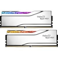 G.Skill DIMM 96 GB DDR5-6000, Arbeitsspeicher silber, F5-6000J2836F48GX2-TR5NS, TZ5 Royal Neo Silver, AMD EXPO