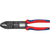 KNIPEX Crimpzange 97 32 240 rot/blau, Abisolieren, Crimpen 0,5 - 6,0mm²