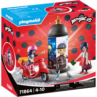 PLAYMOBIL 71864 Miraculous: Rollerfahrt durch Paris, Konstruktionsspielzeug 