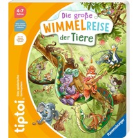 Ravensburger tiptoi Die große Wimmelreise der Tiere, Lernbuch